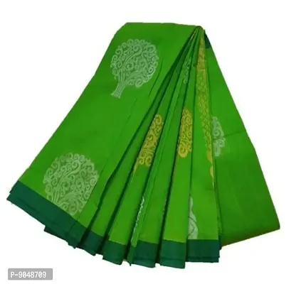 Trendy Art Silk Zari Saree With Running Blouse For Women