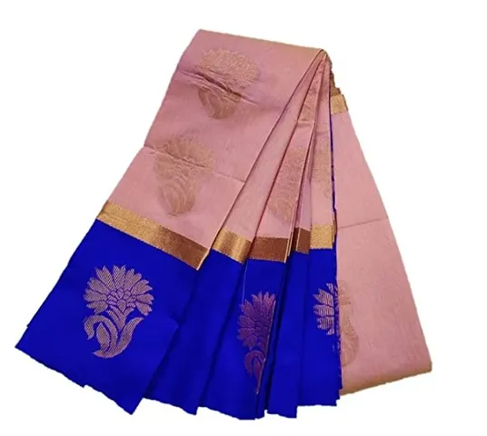 Trendy Art Silk Zari Saree With Running Blouse For Women