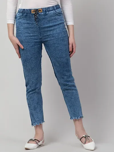 Stretchable Mid Rise Jeans for Women