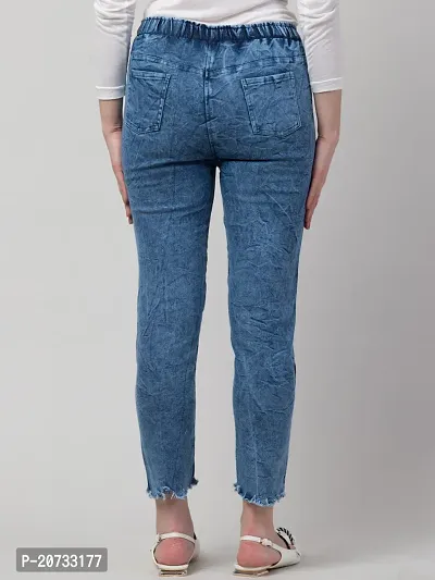 Stylish Blue Denim  Jeans For Women-thumb4