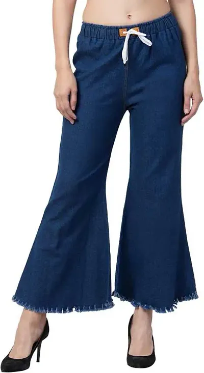 Women's Stylish Solid Mid-Rise Jeans