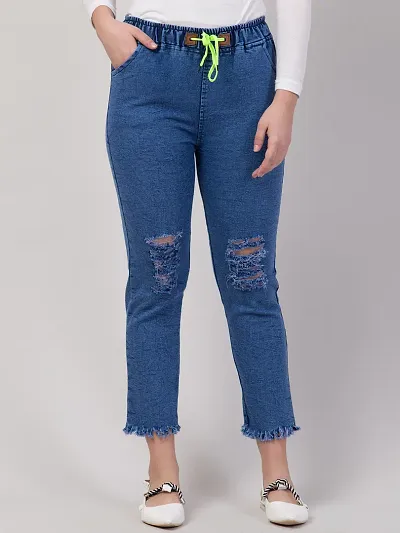 Blue Denim Mid-Rise Jeans Collection