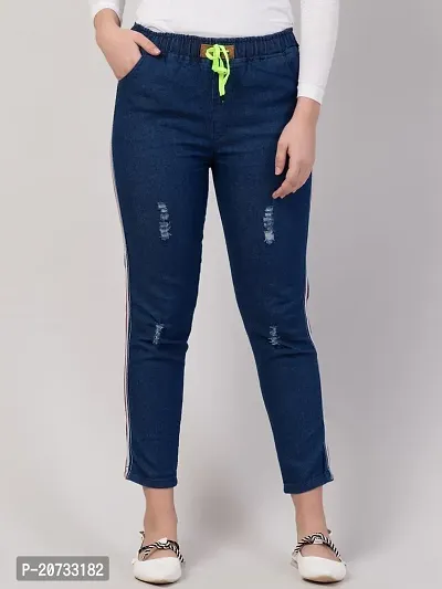 Stylish Blue Denim  Jeans For Women-thumb0