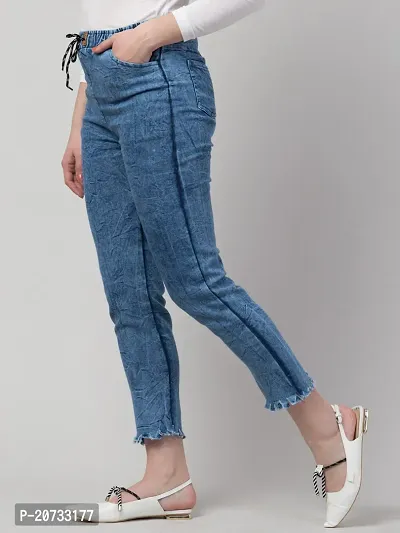 Stylish Blue Denim  Jeans For Women-thumb5