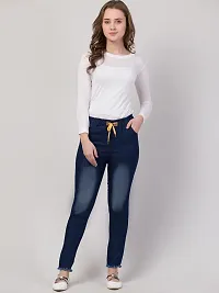 Stylish Blue Denim  Jeans For Women-thumb1