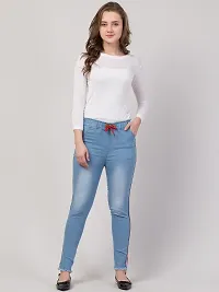 Stylish Blue Denim  Jeans For Women-thumb4