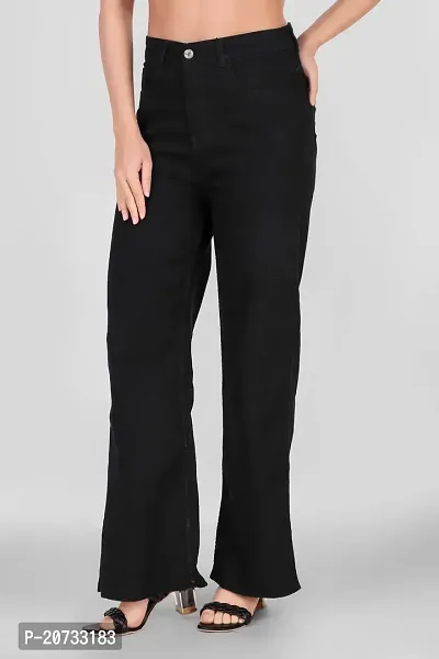 Stylish Black Denim  Jeans For Women-thumb3