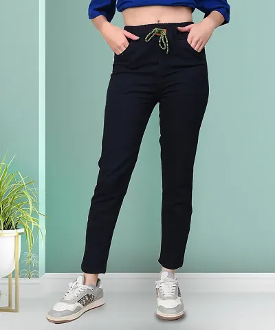 Stylish Solid Jeans For Women