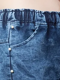 Stylish Blue Denim Washed Jeans For Women-thumb4