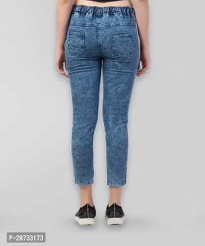 Stylish Blue Denim  Jeans For Women-thumb3