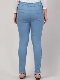 Stylish Blue Denim  Jeans For Women-thumb1