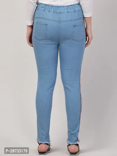 Stylish Blue Denim  Jeans For Women-thumb2