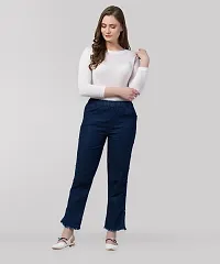 Stylish Blue Denim  Jeans For Women-thumb3