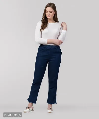 Stylish Blue Denim  Jeans For Women-thumb4