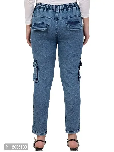 Ira Collection Cargo Jogger Jeans for Women-thumb3