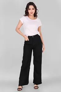 Stylish Black Denim  Jeans For Women-thumb3