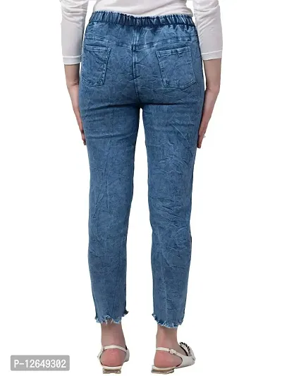 0_015-Ira Collection Washed Bottom Pearl Blue Jogger Jeans for Women (XL, Blue)-thumb2