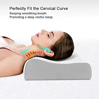 MASHUR FAB Memory Foam Pillow, Orthopedic Refill Pillow Neck Pain Cervical Cleaning Dusters Vanilla Memory Foam Pillow, Orthopedic Pillow for Neck Pain-thumb1