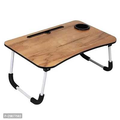 Multi-Purpose Laptop Table/Study Table/Bed Table/Foldable and Portable Wooden/Writing Desk-thumb0