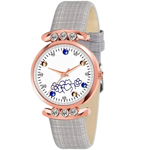 Fancy Leather Watch For Women