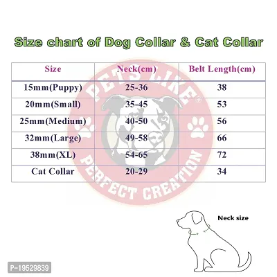 PETSLIKE Polyester Dog Collar | Dog Collars for Extra Large Size Dogs | Dog Collar Maroon Design Color.-thumb2