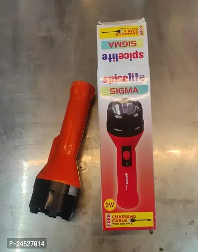 Spicelite 2W Led Torch With Usb Charging And Usb Cable Inside