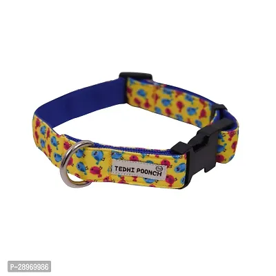 Premium Adjustable Printed Collar for Dogs  Puppies Cheerful Chirps Small