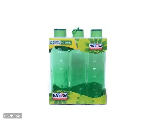 Stylish Bella Fridge Water Bottle, 1000ml - Pack Of 6, Green, Plastic-thumb0