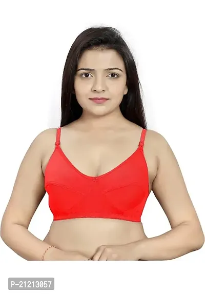 Stylish Cotton Solid Bras For Women-thumb0