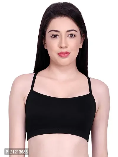 Stylish Cotton Solid Bras For Women-thumb0