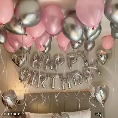 Amazing Silver Birthday Celebration Kit Of 30 Pieces