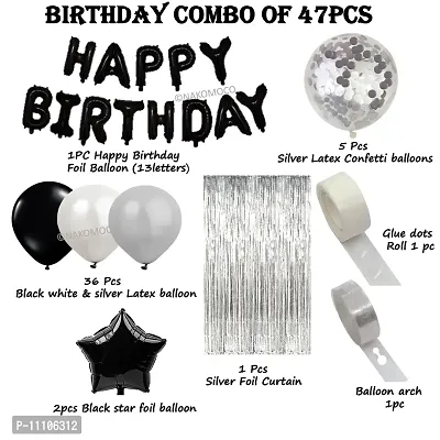 Amazing Birthday Decoration Kit Of 36 Pieces With Heart-thumb2