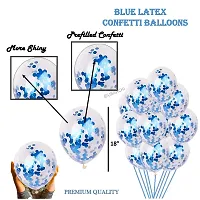 UBAACHI PREMIUM QUALITY LATEX BLUE CONFETTI BALLOONS IN PACK OF 20 PCS FOR BIRTHDAY DECORATION, FESTIVALS, BABY SHOWER, INDOOR  OUTDOOR PARTY FOR BOYS, GIRL, KIDS, HUSBAND, AND WIFE-thumb2