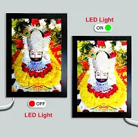 Khatu Shyam Ji Led Photo Frame with 14x11 Inch Photo| Led Adapter Included-thumb1