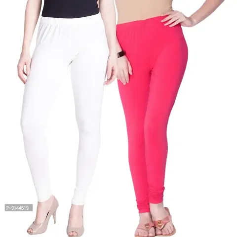 Lycra leggings stretchable churidar legging for women and girls pack of 2