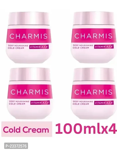 Charmis Deep Nourishing Cold Cream VITAMIN A, C, E (4N x 100ml)  (400 ml)