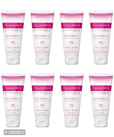 Charmis Deep Radiance VITAMIN C ( Pack of 8) (50ml x8) Face Wash  (400 ml)