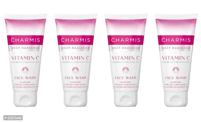 Charmis Deep Radiance VITAMIN C ( Pack of 4) (50ml x4) Face Wash  (200 ml)