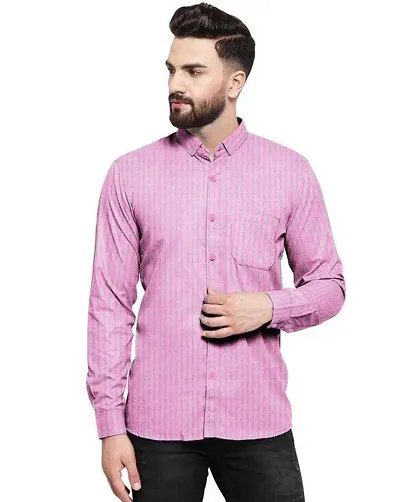 Reliable Striped Casual Shirt For Men