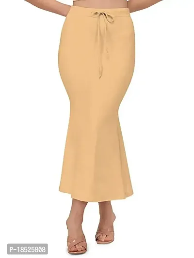 J B Fashion Women's Lycra Full Elastic Saree Shapewear Petticoat
