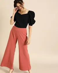 Classic Solid Crop Top for Women-thumb3