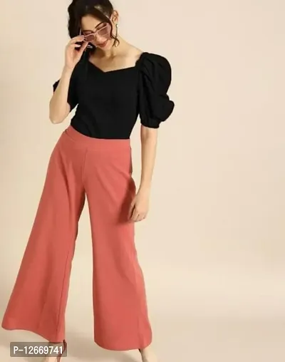 Classic Solid Crop Top for Women-thumb4
