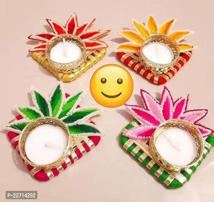 Premium Quality Tea Light Holder Cum Rangoli