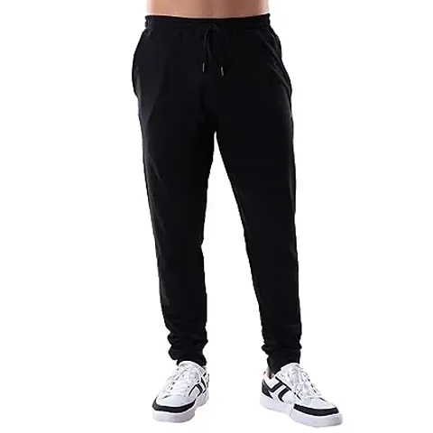 Stylish Fancy Blend Solid Regular Fit Regular Track Pants For Men