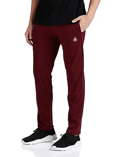 Stylish Blend Regular Track Pants For Men