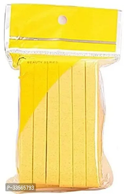 Professional Facial Cleaning Wash Puff Sponge 12 Stick Yellow 30 Grams Pack Of 1-thumb0