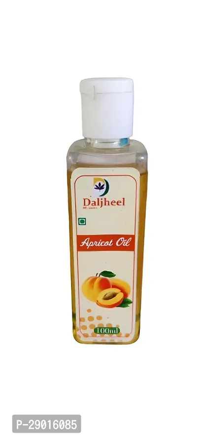 Daljheel Food Mart Apricot Oil For Hair Skin Body Face | Pure Natural Apricot Oil Hair Oil  (100 ml)