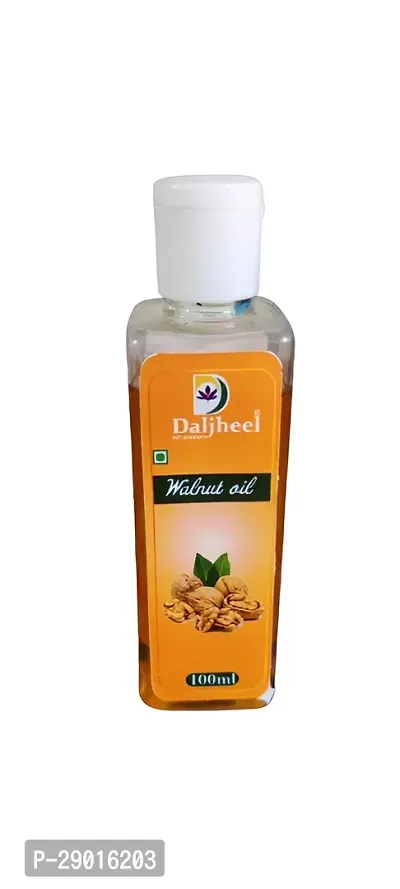 Daljheel Food Mart Cold Pressed 100% Pure Walnut Oil For Hair Growth  Body Massage|Organic Hair Oil (100 ml)