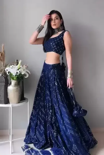 Beautiful Semi Stitched Lehenga Choli