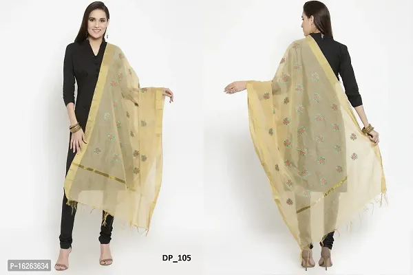 Exclusive Cotton Embroidered Work New Collection Dupatta For Women's
